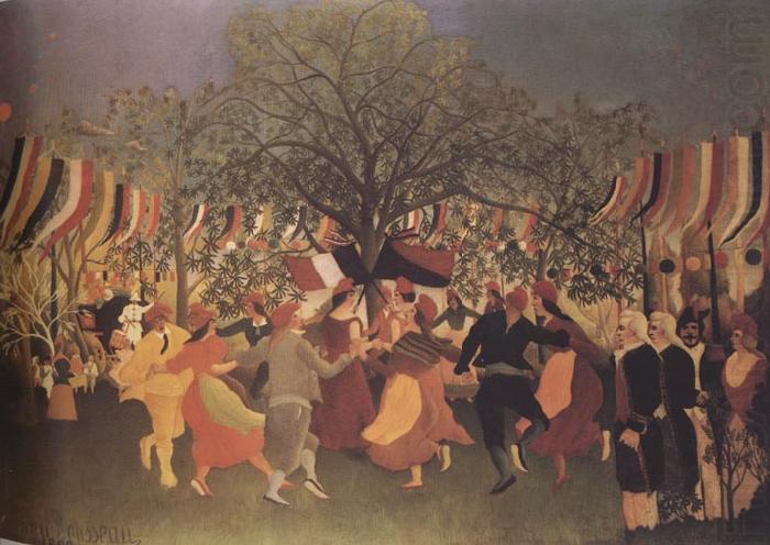 Onew Centennial of Independence The People Dance Around Two Republics,That of 1792 and That of 1892,Holding Hands and Singing:'Aupres de ma blonde,qu, Henri Rousseau